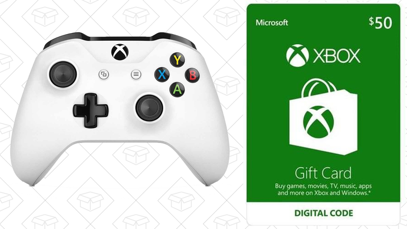 Xbox One S Controller, $35 with code GIVE10 $50 Xbox Live Gift Card, $40 with code GIVE10